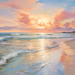 ai generated, beach, sunset-8623667.jpg