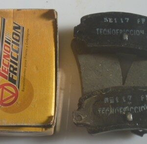 PASTILLAS PARA FRENOS DE DISCO FORD SIERRA AÑO 87 R. FUEGO